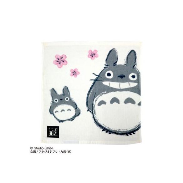 Imabari Mini Towel Totoro Sakura 34x36 cm - My Neighbor Totoro-MARU-64920