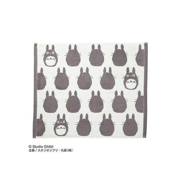 Large Bath Towel Big Totoro Silhouette 50x60 cm - My Neighbor Totoro-MARU-79911