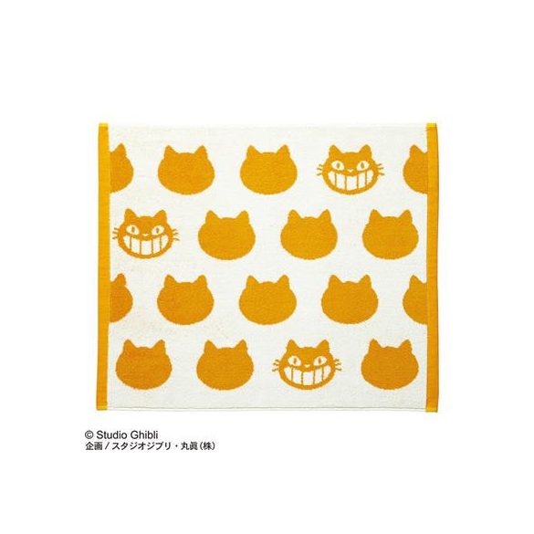 Large Bath Towel Catbus Silhouette 50x60 cm - My Neighbor Totoro-MARU-79913