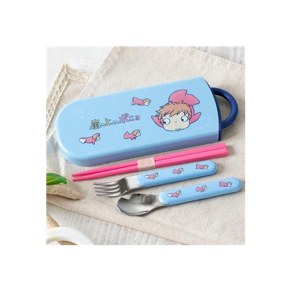 Set Chopsticks Spoon Fork Ponyo in the ocean - Ponyo on the Cliff-SKATER-64941