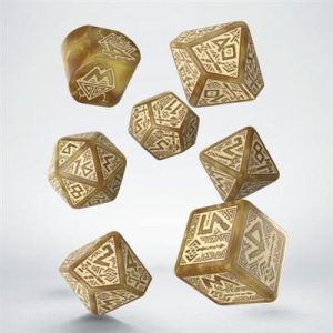 Dwarven Dice Set: Gold (7)-RDWA08