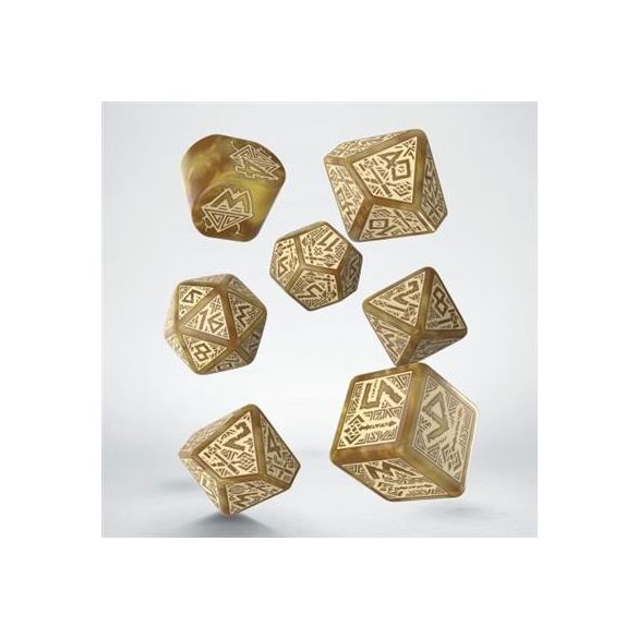 Dwarven Dice Set: Gold (7)-RDWA08