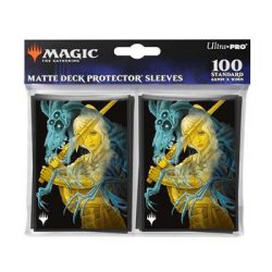 UP - Duskmourn 100ct Deck Protector Sleeves Alt Art Key Character Mythic 1 for Magic: The Gathering-38585