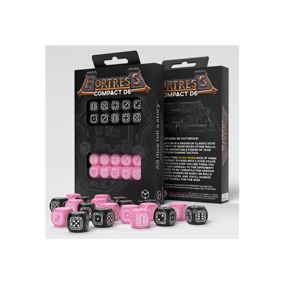 Fortress Compact D6: Black&Pink-STCB05