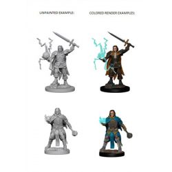 Pathfinder Deep Cuts Unpainted Miniatures - Human Male Cleric-WZK72600