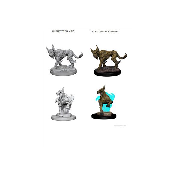 D&D Nolzur's Marvelous Unpainted Miniatures - Blink Dogs-WZK72568