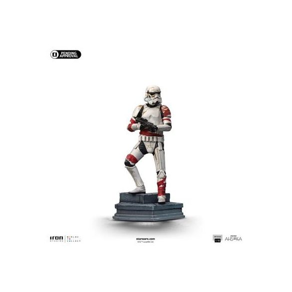 Star Wars Ahsoka Night Trooper Art Scale 1/10-LUCSWR101724-10