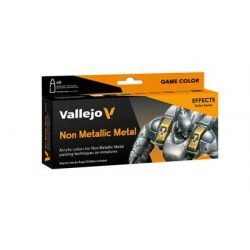 Vallejo - Game Color Non Metallic Metal 8 colors set 18 ml-72193