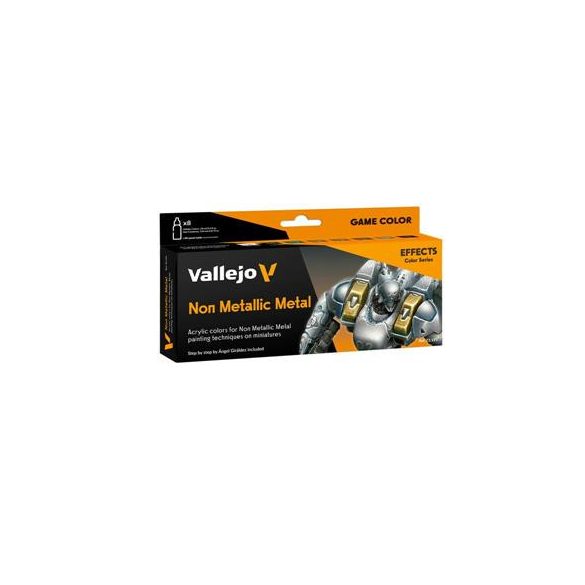 Vallejo - Game Color Non Metallic Metal 8 colors set 18 ml-72193