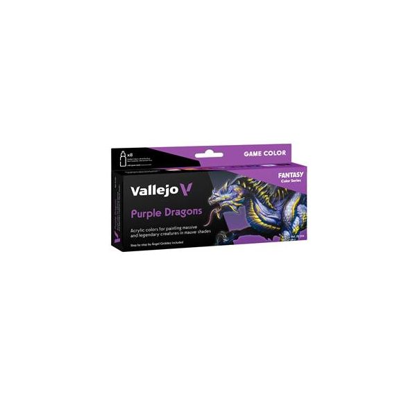 Vallejo - Game Color Purple Dragons 8 colors set 18 ml-72194