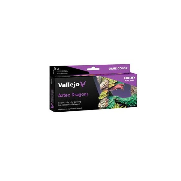 Vallejo - Game Color Aztec Dragons 8 colors set 18 ml-72195