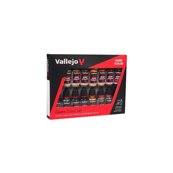 Vallejo - Game Color Leather & Metal 16 colors set 18 ml-72189