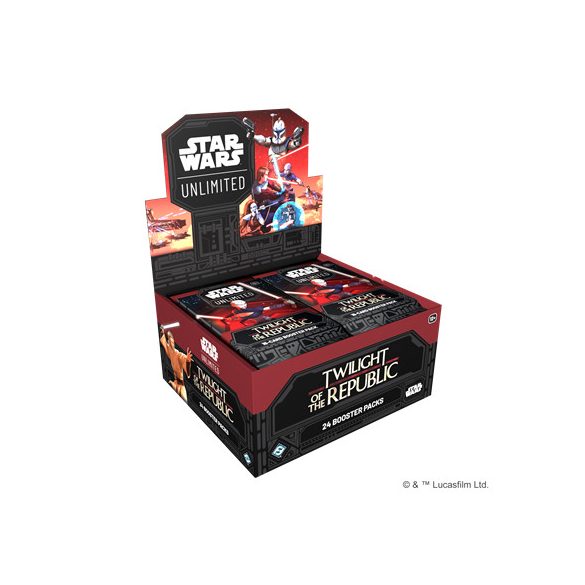 FFG - Star Wars: Unlimited - Twilight of the Republic Booster Display (24 Booster) - EN-SWH0302en