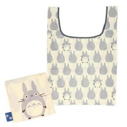 Ghibli Eco bag Big Totoro Silhouette 40x20 cm - My Neighbour Totoro-MARU-73584