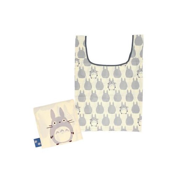 Ghibli Eco bag Big Totoro Silhouette 40x20 cm - My Neighbour Totoro-MARU-73584