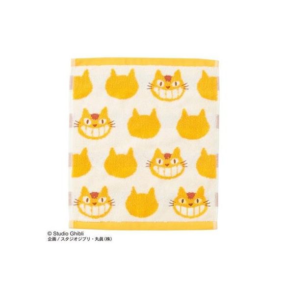 Ghibli Mini Towel Catbus Silhouette 33x36 cm - My Neighbour Totoro-MARU-64926