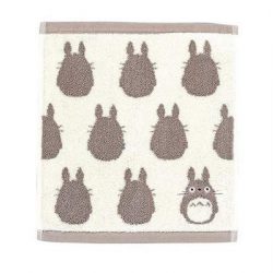 Ghibli Mini Towel Big Totoro Silhouette 33x36 cm - My Neighbor Totoro-MARU-57297