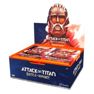 Universus CCG: Attack on Titan "Battle for Humanity" Booster Display (24 packs) - EN-UVSAOT01-BD