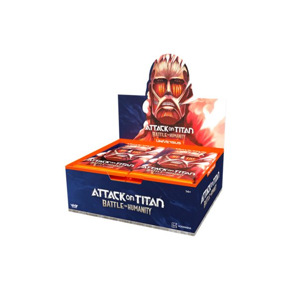 Universus CCG: Attack on Titan "Battle for Humanity" Booster Display (24 packs) - EN-UVSAOT01-BD