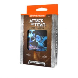 Universus CCG: Attack on Titan "Battle for Humanity" Challenger Series Deck Display (4 Decks) - EN-UVSAOT01-CSD