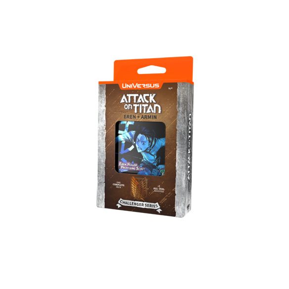 Universus CCG: Attack on Titan "Battle for Humanity" Challenger Series Deck Display (4 Decks) - EN-UVSAOT01-CSD