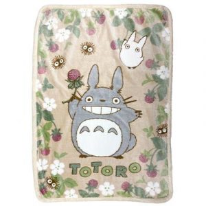 Fluffy blanket Totoro Raspberry 100x140 cm - My Neighbor Totoro-MARU-92959