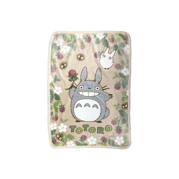 Fluffy blanket Totoro Raspberry 100x140 cm - My Neighbor Totoro-MARU-92959