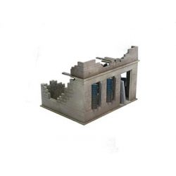 Sarissa Hobby & Terrain - Small Destroyed North Africa House (T)-N110