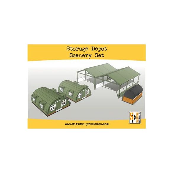 Sarissa Hobby & Terrain - Storage Shelter Scenery Set-N152