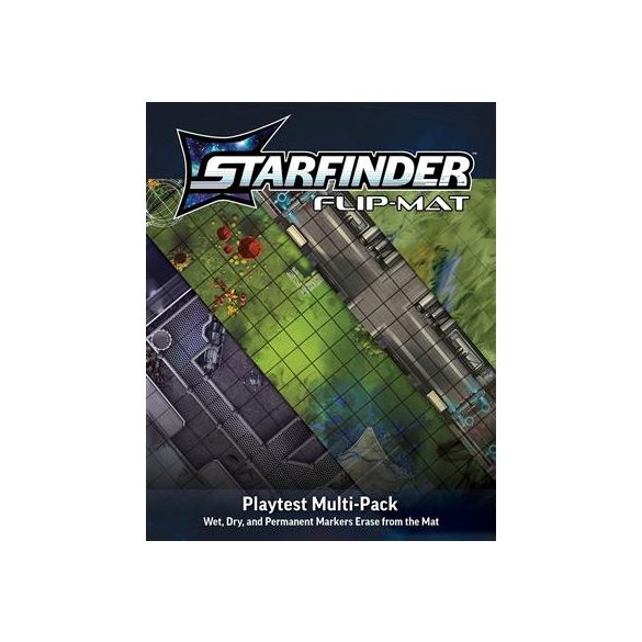 Starfinder Flip-Mat: Second Edition Playtest Multi-Pack-PZO21000-FM