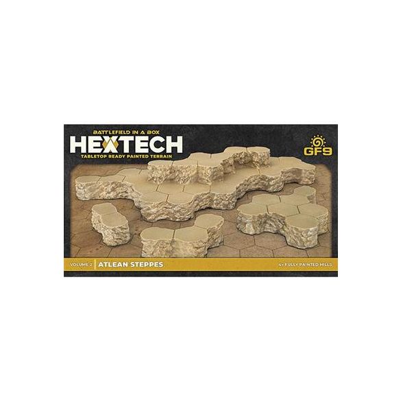 Battlefield in a Box Terrain - Volume 2 Atlean Steppes (x4) - EN-HEXT13