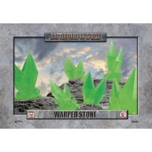 Battlefield in a Box Terrain - Features: Warped Stone - Green (x6) - EN-BB544