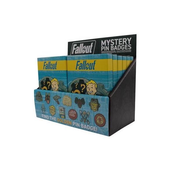 Fallout Mystery Pin Badge CDU Containing 12 Blind Boxes-B-FLT68-CDU