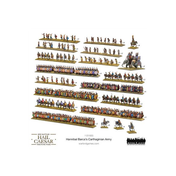 Hail Caesar Epic Battles: Hannibal Barcas Carthaginian Army - EN-112010003