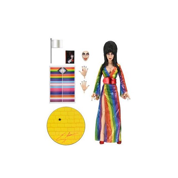 Elvira - 8" Clothed Figure - Over the Rainbow Elvira-NECA72009