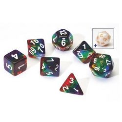 Sirius Dice - Rainbow Transparent Layered Resin-SDZ0001-10