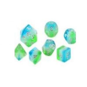 Sirius Dice - Dice Set - Blue Hawaiian-SDZ0005-08