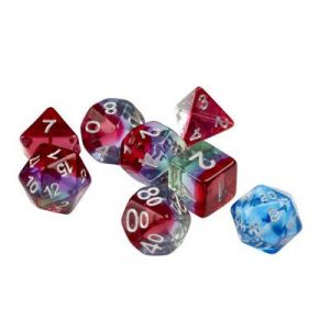 Sirius Dice - Dice Set - Watermelon-SDZ0004-05