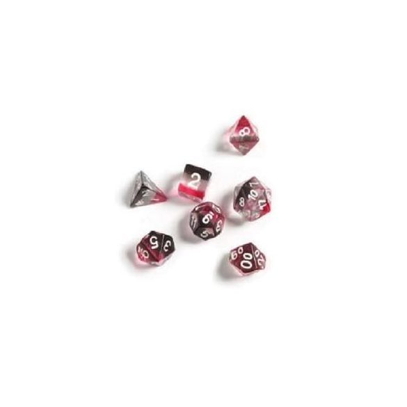 Sirius Dice - Dice Set - Pink, Clear, Black Resin-SDZ0002-01