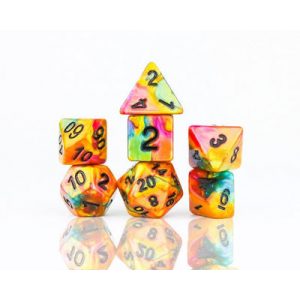 Sirius Dice - Dice Set - Rainbow Gold-SDZ0009-05