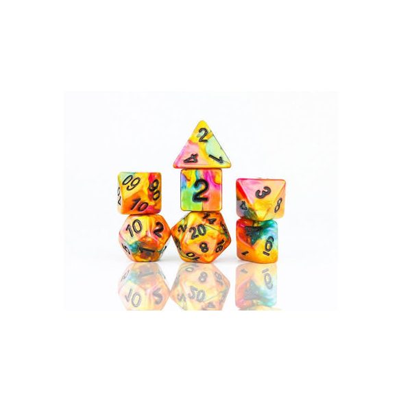 Sirius Dice - Dice Set - Rainbow Gold-SDZ0009-05