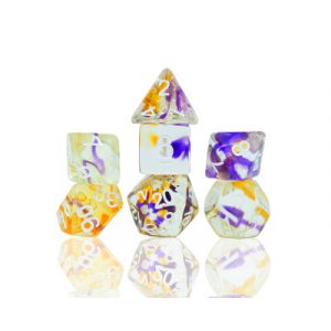 Sirius Dice - Dice Set - Violet Swirl-SDZ0009-04