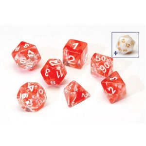 Sirius Dice - Red Cloud Resin-SDZ0001-09