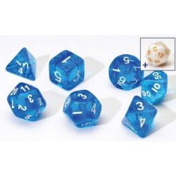 Sirius Dice - Translucent Blue Resin-SDZ0001-07