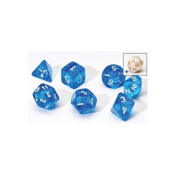 Sirius Dice - Translucent Blue Resin-SDZ0001-07