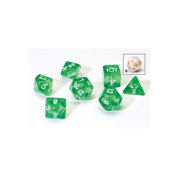 Sirius Dice - Translucent Green Resin-SDZ0001-06