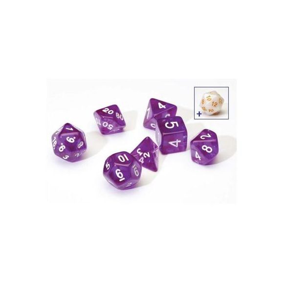 Sirius Dice - Translucent Purple Resin-SDZ0001-05