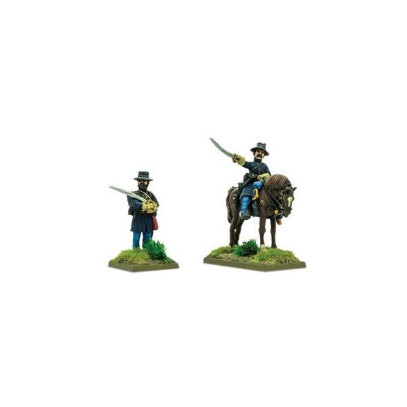 Black Powder - American Civil War: Union Officers Standing B (Foot & Mounted) - EN-303214010
