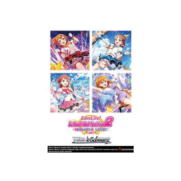 Weiß Schwarz - Love Live School idol festival 2 MIRACLE LIVE! Booster Display (16 Packs) - EN-WSE-SIF-W109-BP