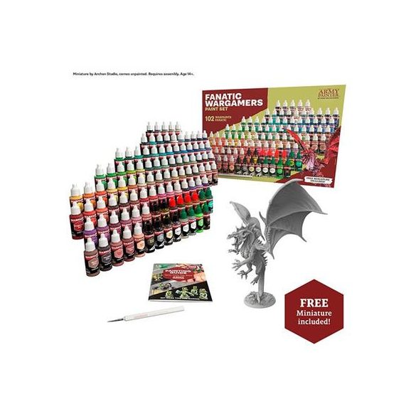 The Army Painter - Warpaints Fanatic Wargamers Paint Set-WP8073